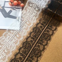 hollow mesh unilateral eyelashes lace fabric trim garment stitching material diy wedding veil strap accessories