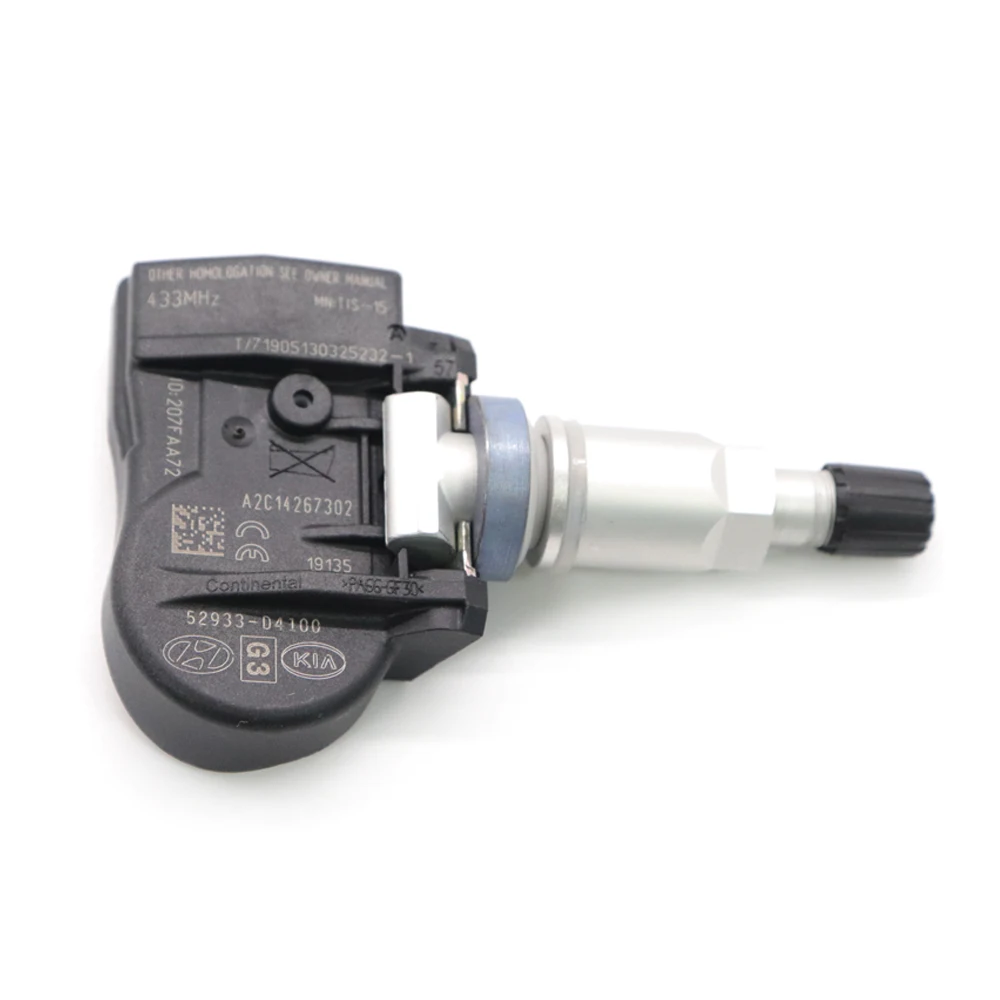 Tire Pressure Monitor Sensor 52933-F2000 For Hyundai Elantra i30 Ioniq Kona Kia Niro Optima Sportage CAR TPMS 52933-D4100 433MHz |