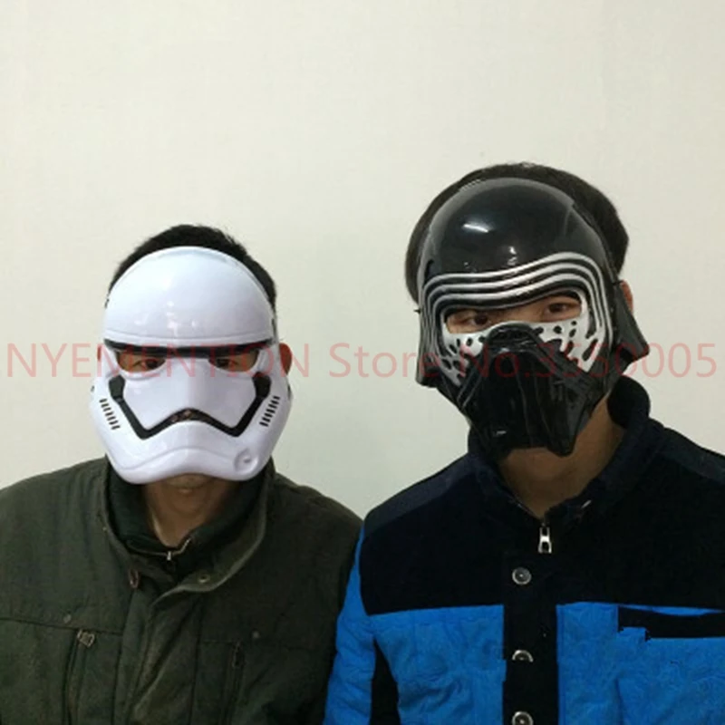 Mask Second Generation Black Warrior Empire Soldiers Darth adults kids Vader Helmet Halloween Party CS 20pcs | Дом и сад