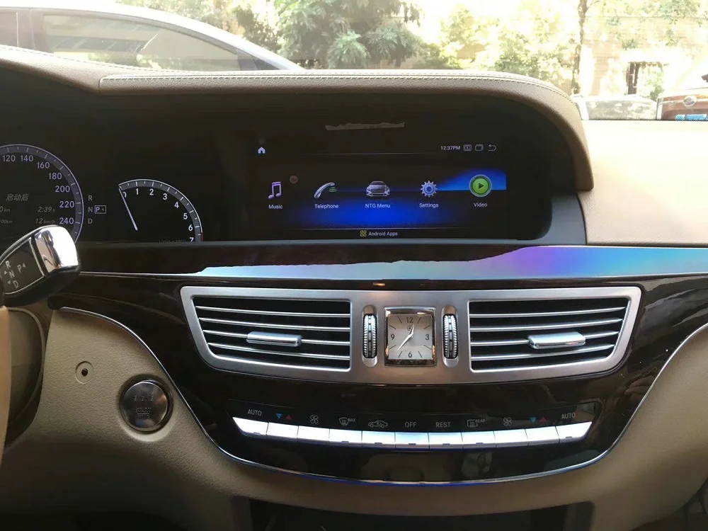 10 25 &quot2G + 32G Android10.0 1280*480P Дисплей для Mercedes Benz S Class W221 2006 2013 gps навигация радио стерео