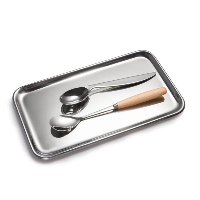 Маленький прямоугольный поднос для ванной комнаты сервировочный столик