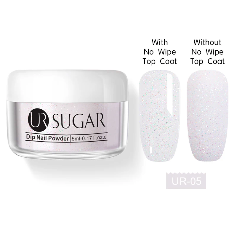5 Ur Sugar 5 мл голографическая погружающаяся пудра для ногтей градиентный французский блеск Dip порошок для ногтей пигмент для украшения ногтей натуральный сухой - Цвет: 5