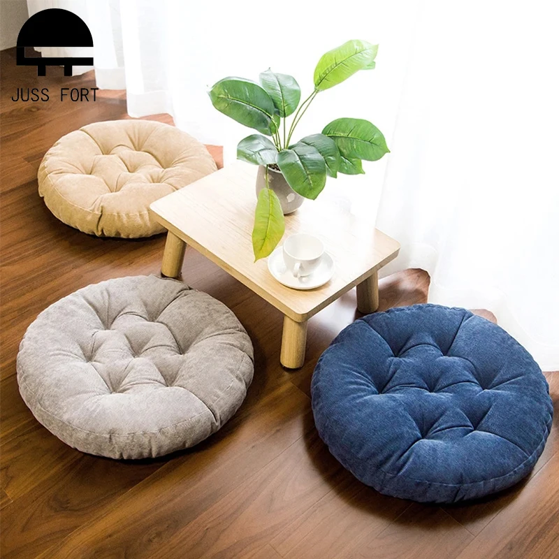 

Chair Cushion Thick Plush Dining Round Chair Mats Tatami Stool Pad Sofa Seat Mat For Car Office Computer Chair Cushions