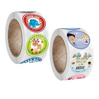 500pcs2 5cm roll childrens toy reward incentive sticker label diy office stationery decoration label sealing sticker