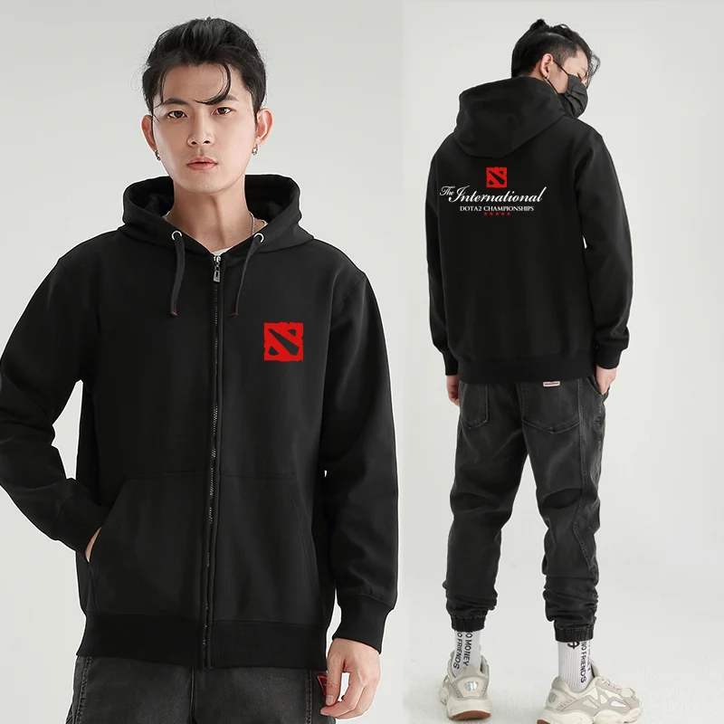 

dota2ti10 Invitational vg team liquid IG uniform autumn and winter hoodie OG game jacket Secret teamHigh quality cardigan