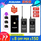 Конденсаторная Беспроводная микрофонная система Mailada Vlog Go, петличный микрофон для записи видео, подходит для iPhone, Android, DSLR, pk Rode