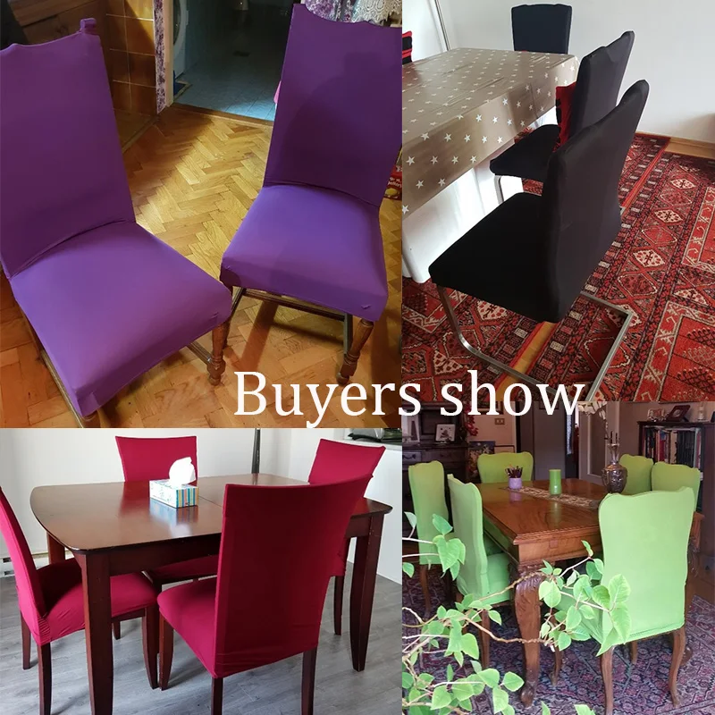 

Slipcovers For Dining Chair Dining Chair Covers Removable Anti-dirty Stretch Polyester Chair Protector for Hotel Wedding Party