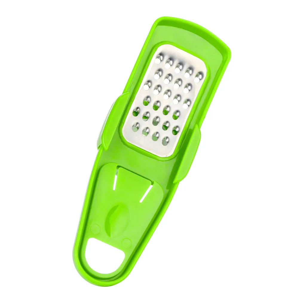 Ручной измельчитель чеснока из нержавеющей стали резак 2 в 1 Многофункциональный