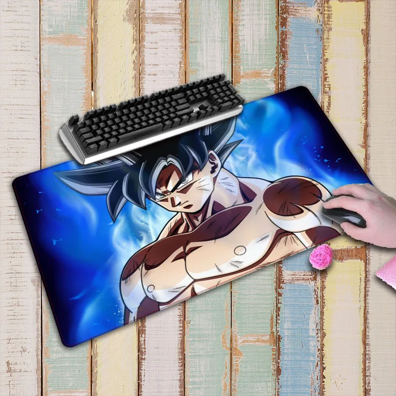 Goku Dragon Ball Z Large Gaming Speed Mouse Pad Lockedge Keyboard Mat Table Desk Notebook Laptop Gamer Mousepad | Компьютеры и офис
