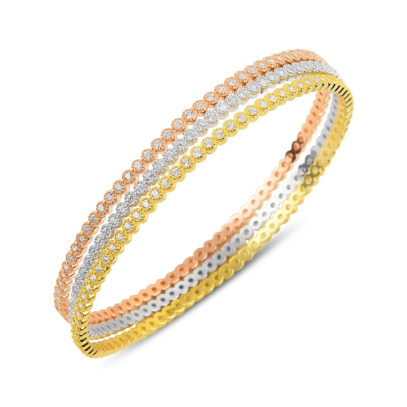 

Silverlina Silver 3 Color Zircon Stone