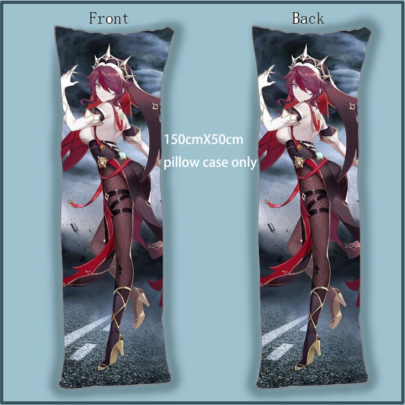 

Аниме Dakimakura Чехол для подушки Genshin Impact Rosaria, декоративный чехол для подушки, аксессуары для украшения дома 150x50 см