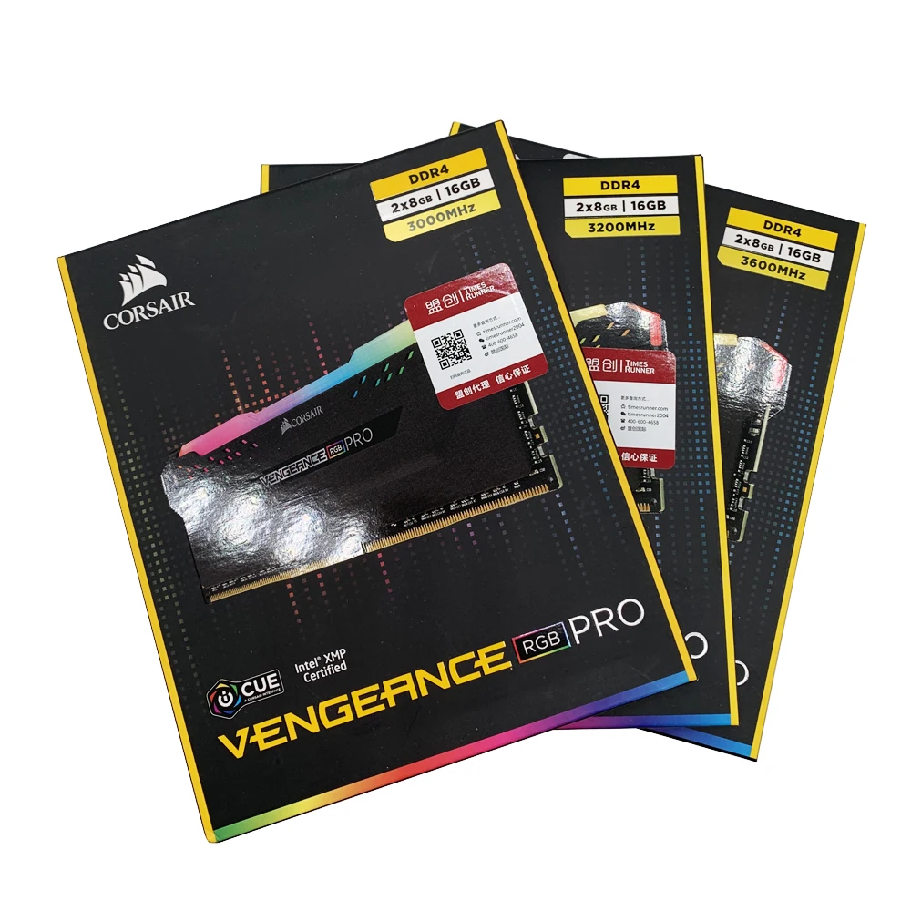 CORSAIR DDR4 RGB PRO RAM 2 шт. 16 Гб двухканальная 3000 МГц 3200 3600 DIMM память для настольного