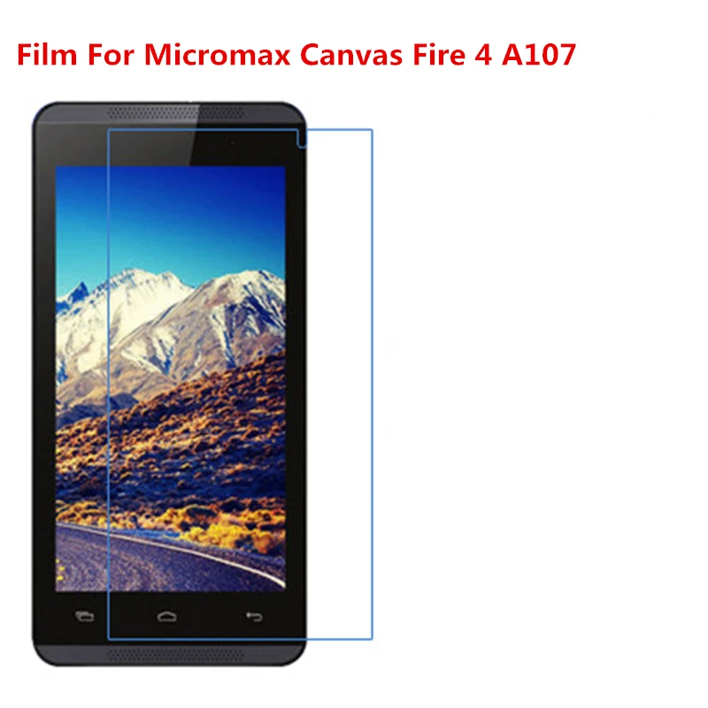 1/2/5/10 шт. ультратонкая прозрачная защитная пленка для HD ЖК-экрана с тканевой пленкой для очистки для Micromax Canvas Fire 4 A107.