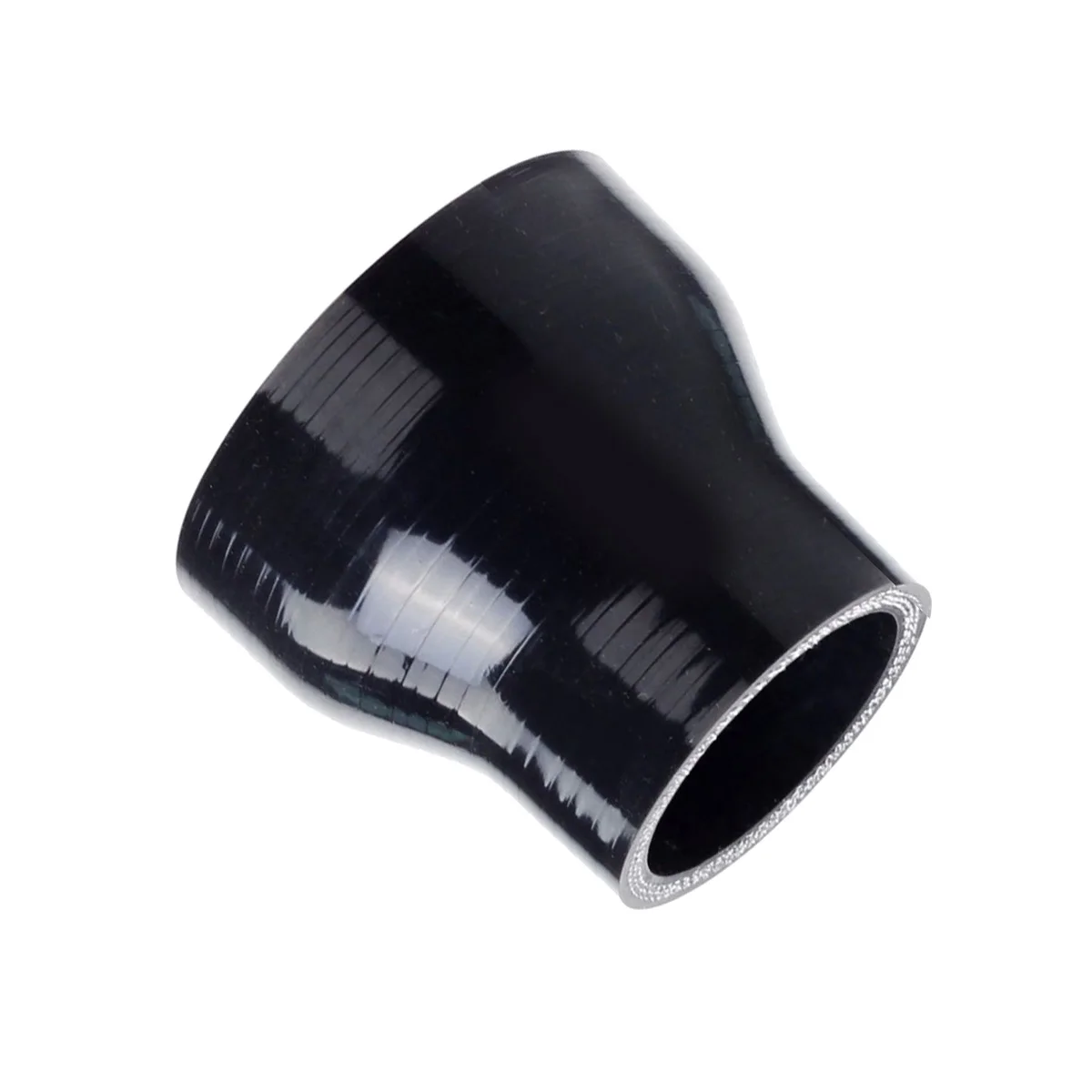 Черный Универсальный 2 5 дюймов прямые синтетические волосы Силиконовый Шланг