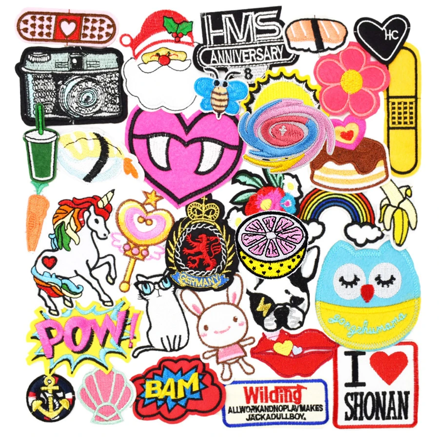 Нашивки для одежды сделай сам железная вышитая нашивка аппликация шитья