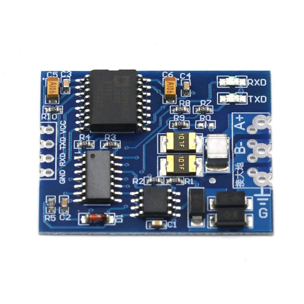 S485 to TTL Module TTL to RS485 Signal Converter 3V 5.5V Isolated Single Chip Serial Port UART Industrial Grade Module LESHP ttl to rs485 module uart port converter module hight anti interference ability for industrial field