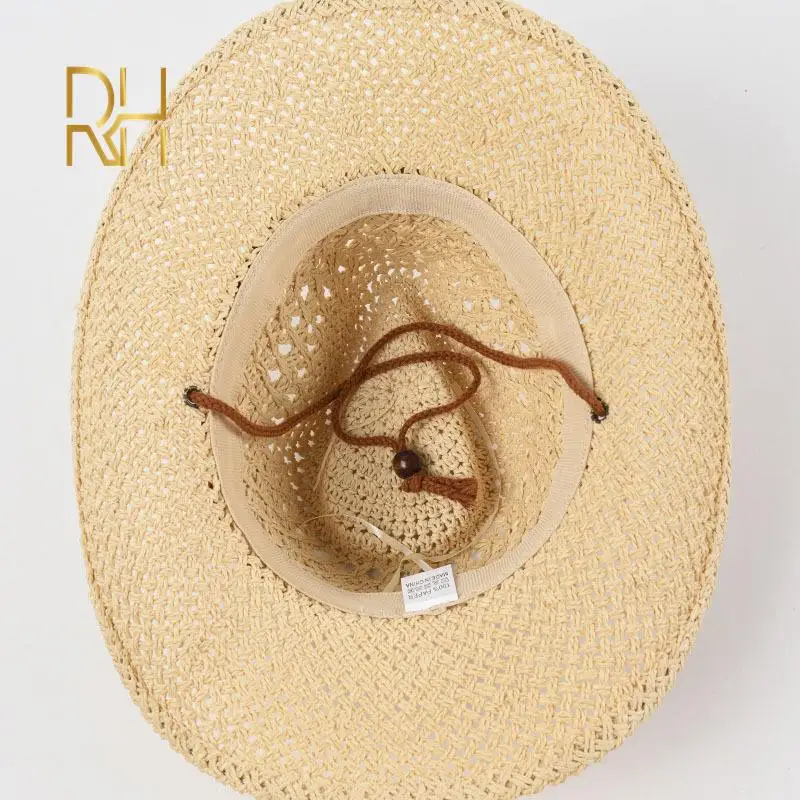Женские летние Шапки шляпа Панама для защиты от солнца ручная работа соломенный