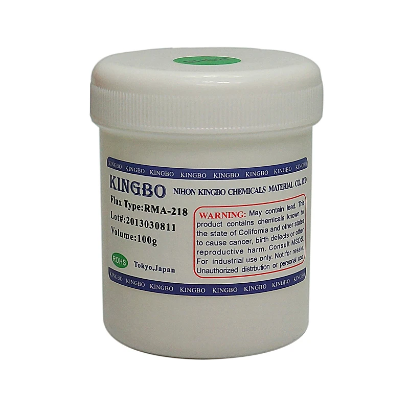 Амтеч Kingbo RMA 218 100 г этилированный Бесплатная паяльная сварочная паста для