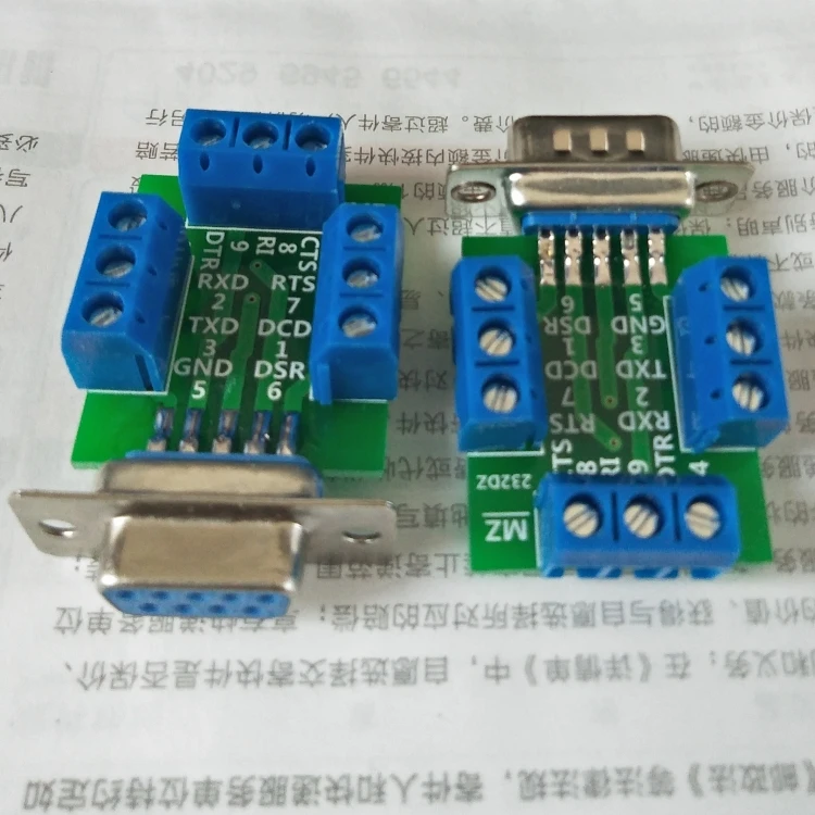 

9-pin DB9 Terminal Block DR9 Terminal Block 232 Terminal Block COM Port Terminal Block