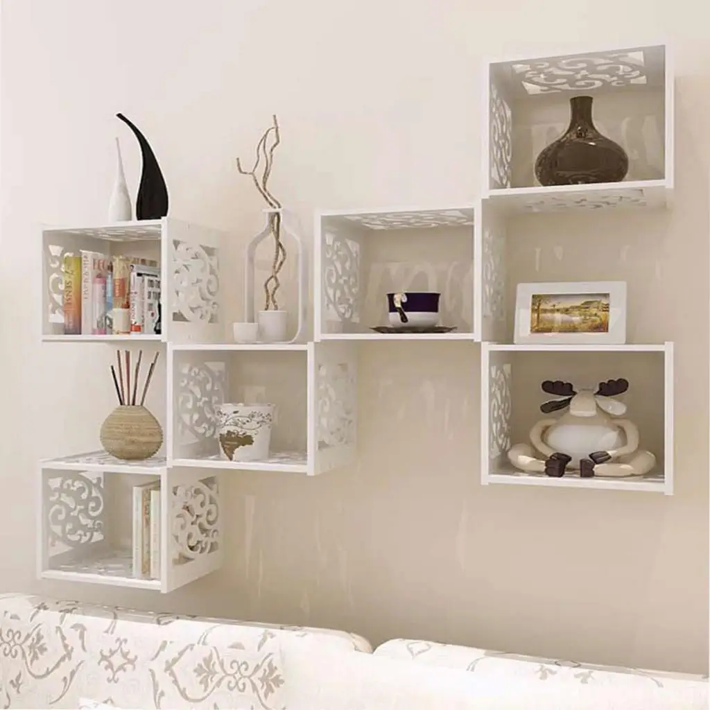 Настенная полка для ванной/кухни подвесная хранения вещей настенное крепление