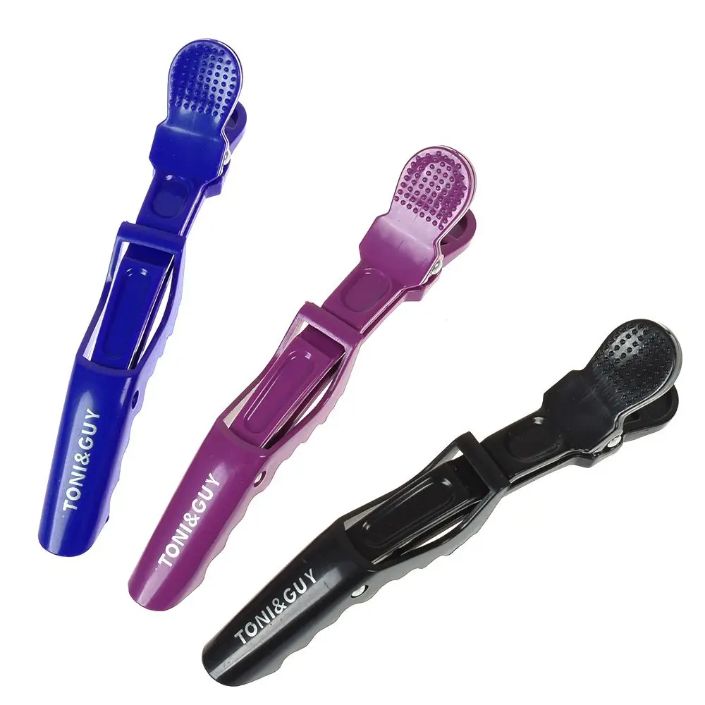 1 х черные зажимы для парикмахерской зажим когтей пластиковая пряжка под