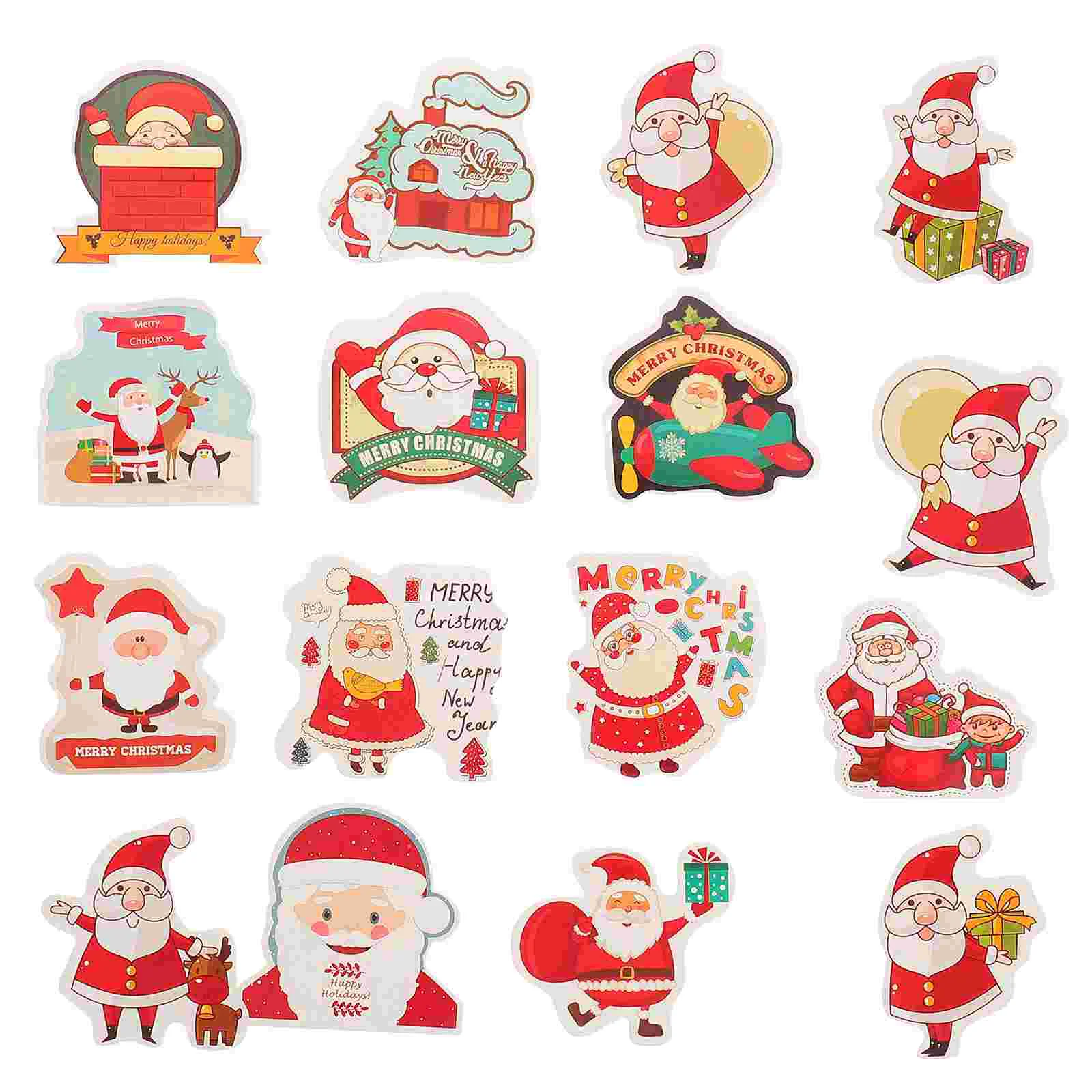 

144pcs Christmas Gift Sticker Self-adhesive Package Sticker Envelope Seal Decal
