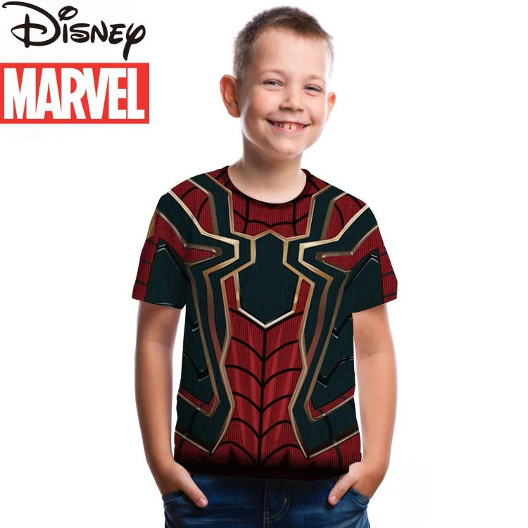 Марвел Мстители паук с рисунком человека для больших детей Абсорбирующие пот