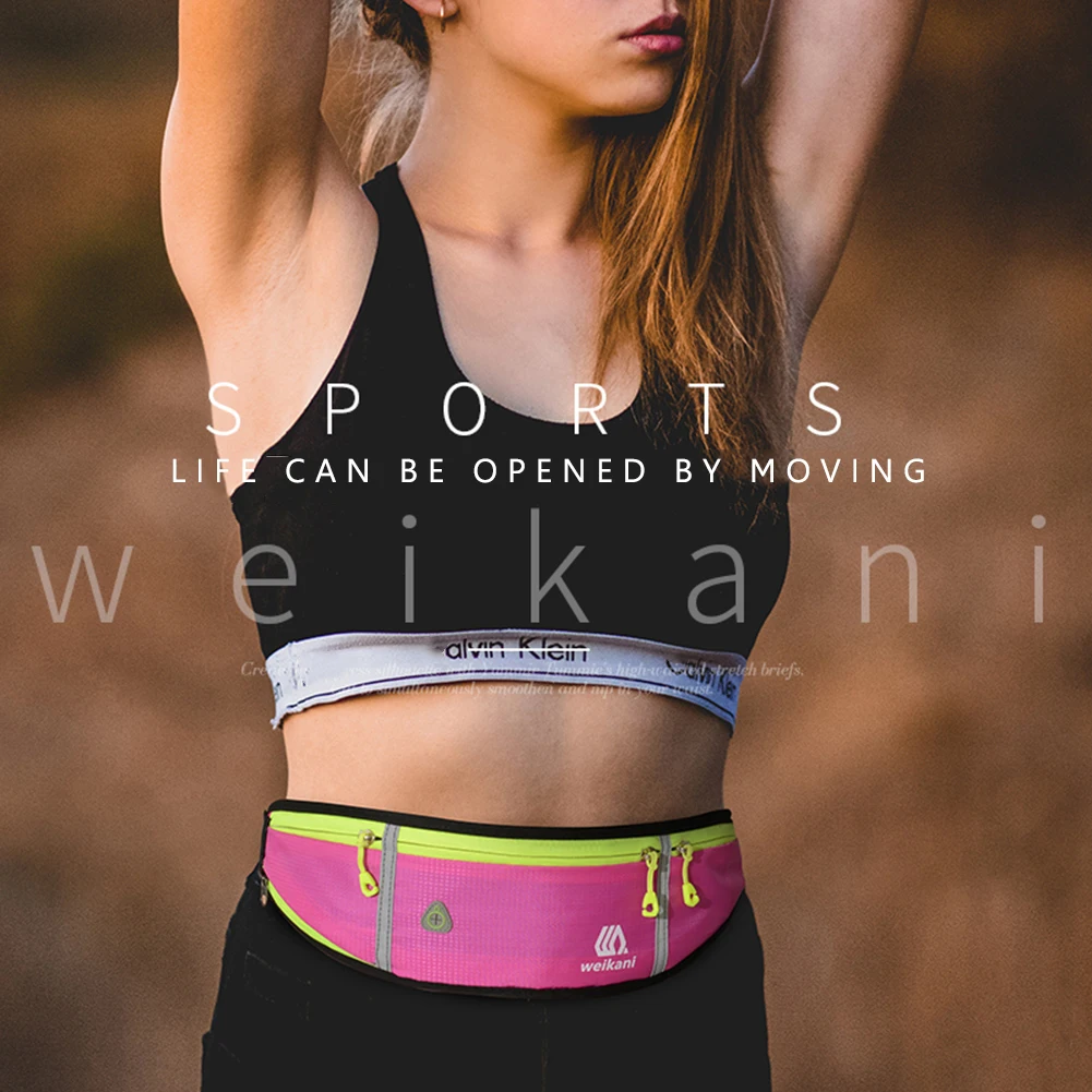 

Hidden Outdoor Sports Cell Phone Fanny Pack Belt Pouch Fitness Waist Bags