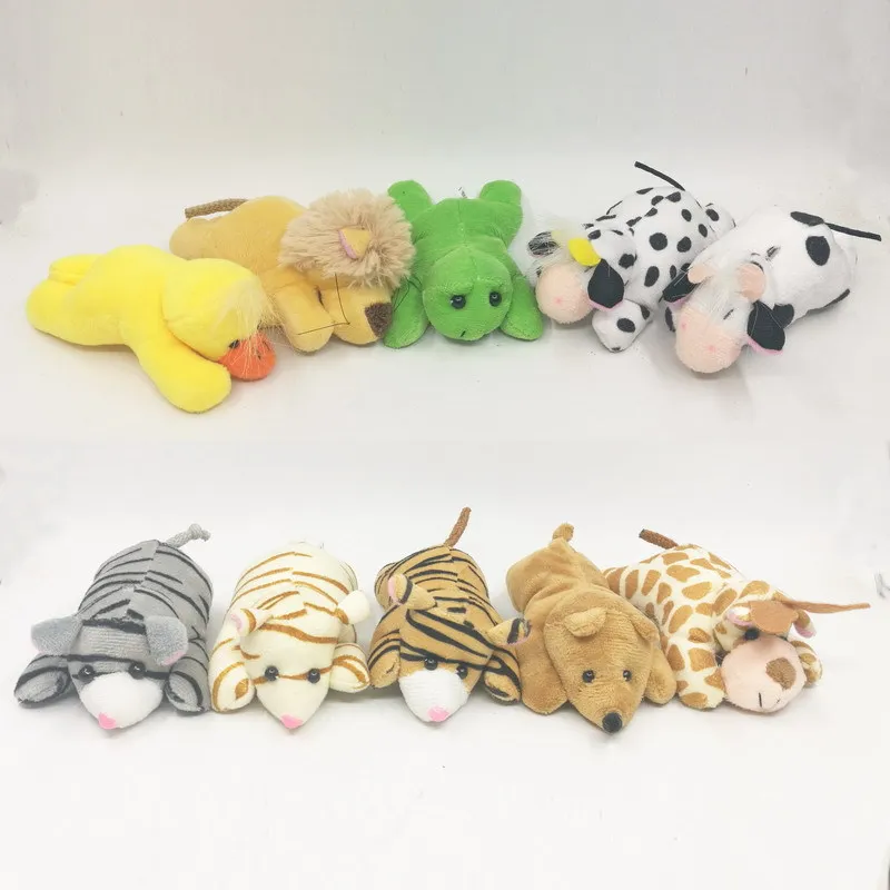 Плюшевый магнит на холодильник с животным для детей игрушка в подарок милый тигр