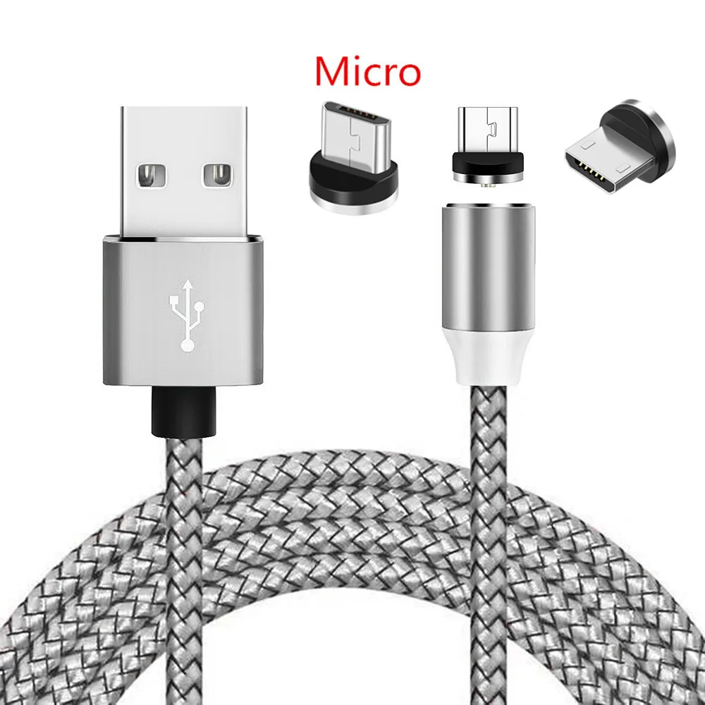 Магнитный зарядный кабель Micro USB QC 3 0 быстрое зарядное устройство для Samsung S7 J5 J7 A6