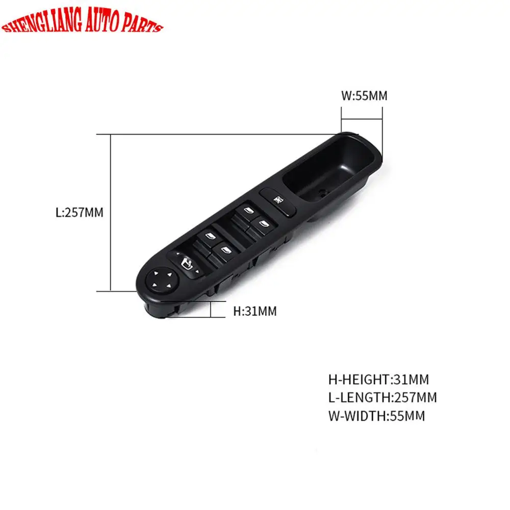 

Переключатель Стеклоподъемника LHD для Peugeot 307/переключатель оконного подъемника в сборе Левое переднее окно двери OEM NO. : 6554KT