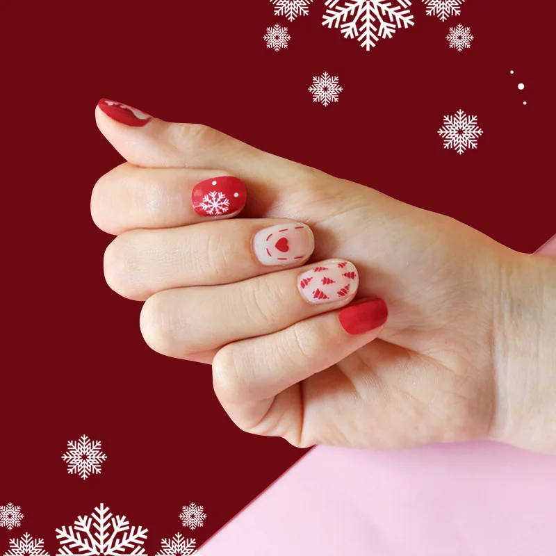 1 шт Рождественская тема Рождественский Санта снеговик дизайн для дизайна ногтей