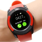 Умные часы V8 с Bluetooth и камерой для звонков, фитнес-трекер, монитор кровяного давления, поддержка TF, SIM, браслет карта, спортивные умные часы