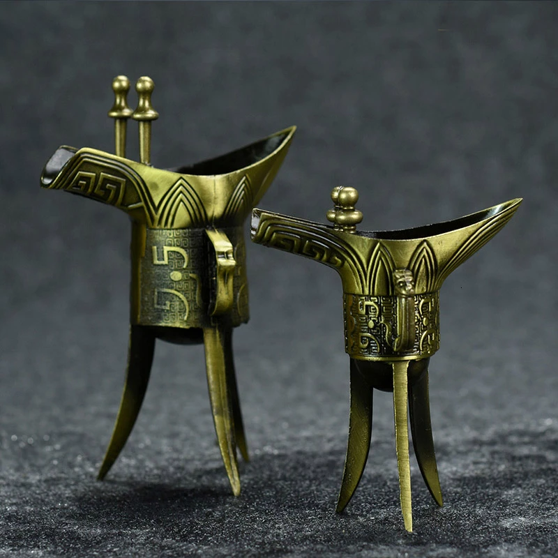 Китай штатив Qin античный бокал для вина художественная коллекция ликера спиртных