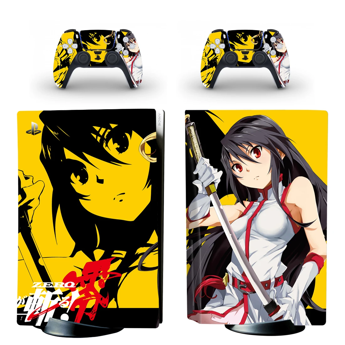 

Akame ga KILL PS5 Digital Edition Skin Sticker Decal Cover for PlayStation 5 Console and Controllers PS5 Skin Sticker Vinyl