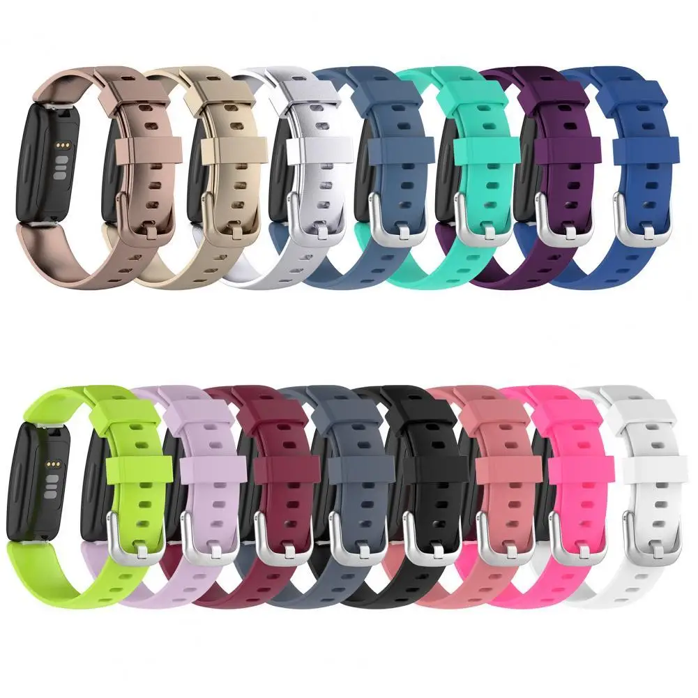 

small Size Soft Silicone Secure Adjustable Band for Fitbit Inspire 2 Band Wristband Strap Bracelet Watch Replacement wrist strap