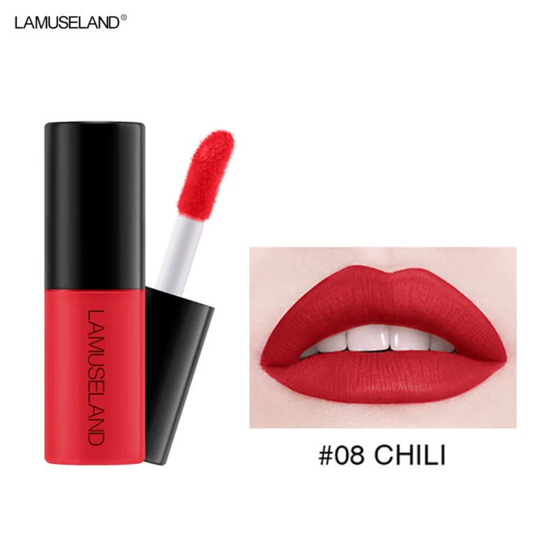 

Hot 12 Color Lip Gloss Lip Glaze Sample Matte Long Lasting Non-stick Cup Liquid Lipstick Moisturizer Sexy Lip Gifts TSLM1