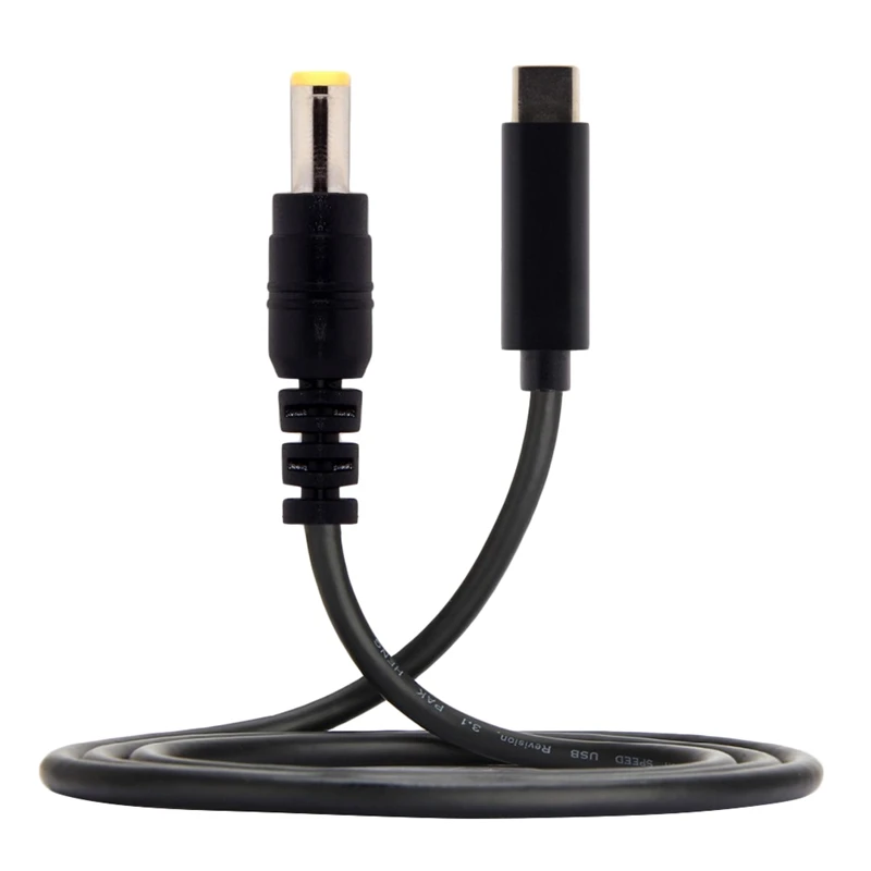 Type C USB вход в прямоугольник 5 5*2 мм Мощность PD зарядный кабель для ноутбуков 180 см 6