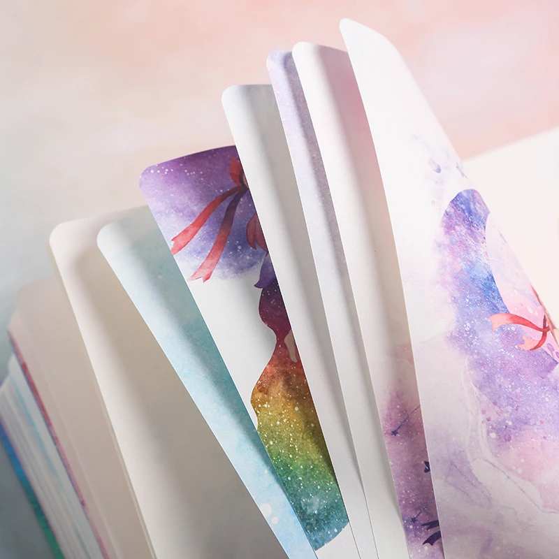 A5 записная книжка со звездой и сердцем для девочек красивая иллюстрация