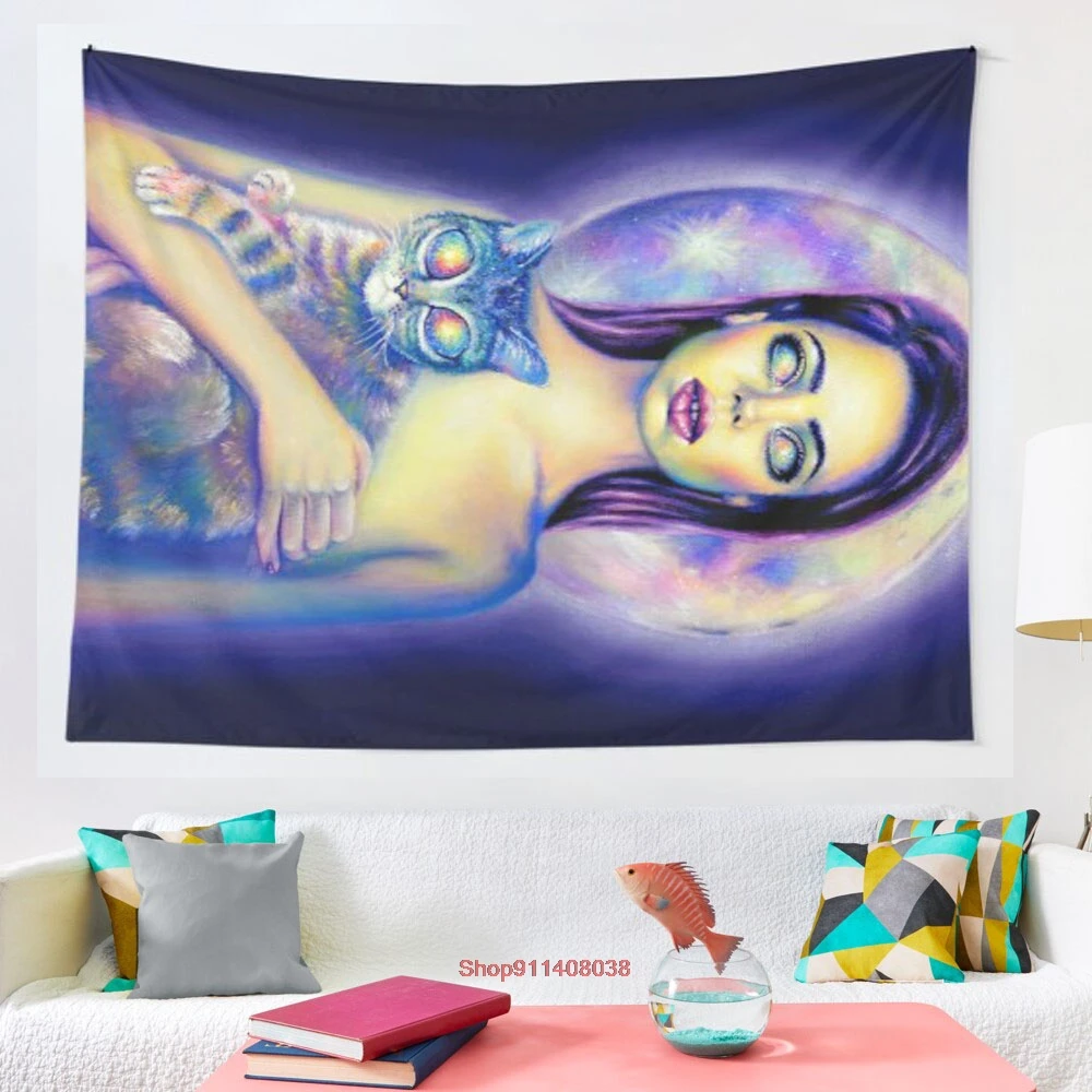 Посетителей гобелен Одеяло настенный постельное покрывало для спальни пледы