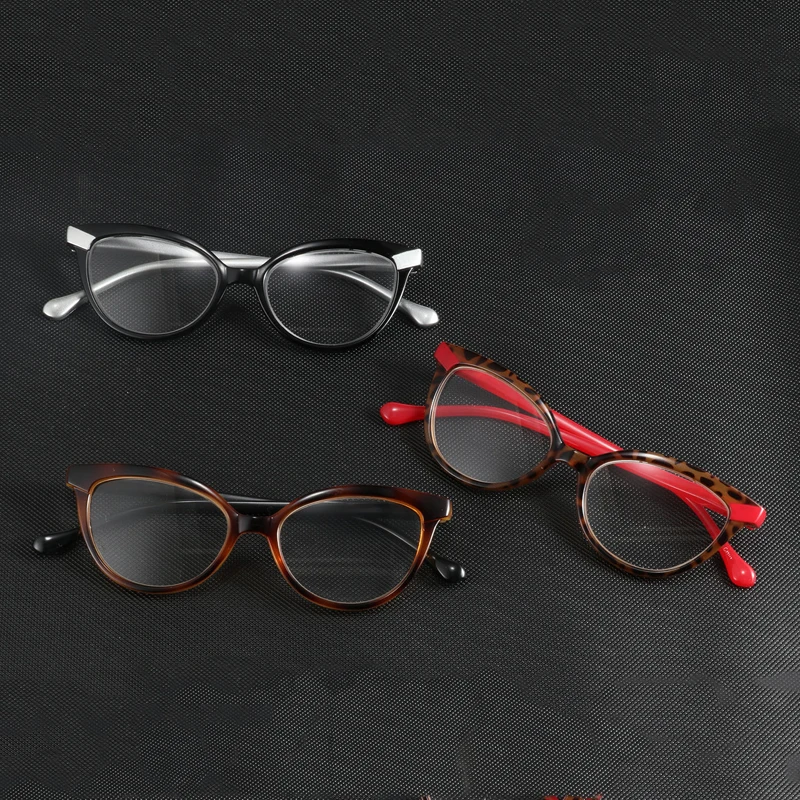 Seemfly очки для чтения кошачий глаз Женский анти синий светильник дальнозоркости + 1