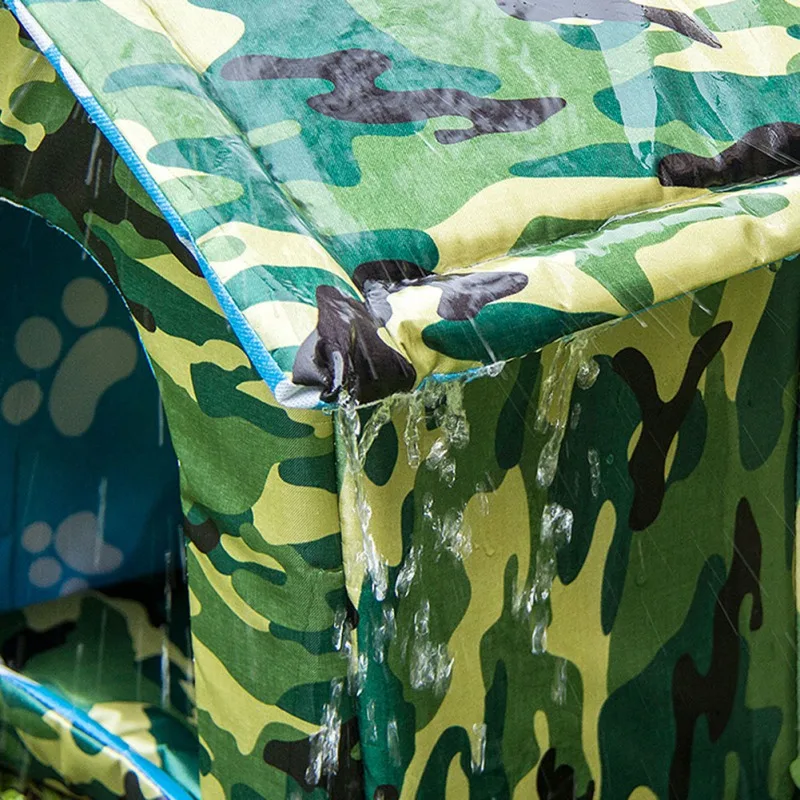 

Dog House Foldable Pet House Waterproof Outdoor Pet House For large medium dogs beds Travelling Portable Printed Pet product