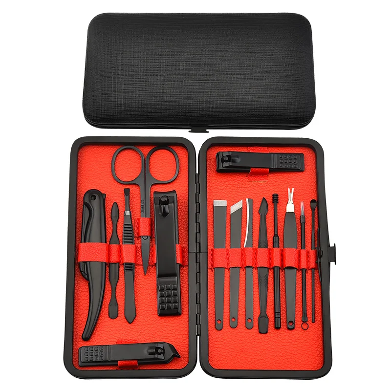 

15PCS LISM High Quality Stainless Steel Nail Clippers Nail Cutters for Manicure Tool Scissors Trimmer Pedicure Tools