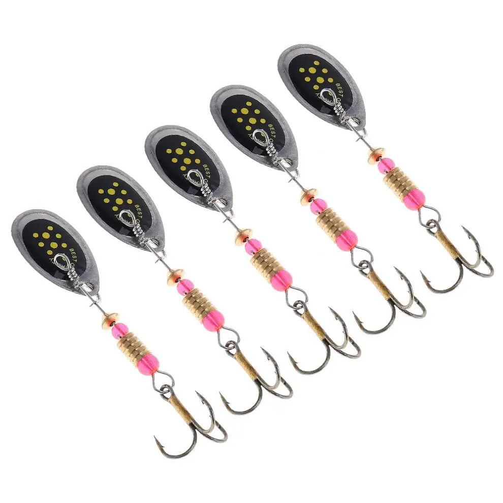 5 шт./лот 2 г 6 см металлическая искусственная жесткая приманка рыболовная Спиннер