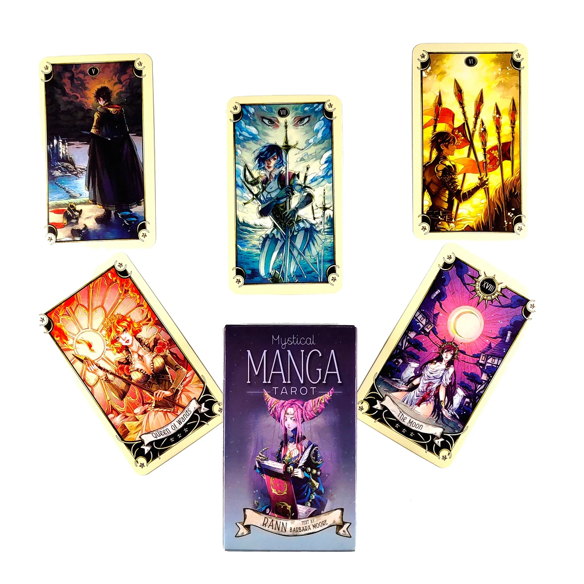 

Карты Таро манга, 78 шт., для гадания судьбы