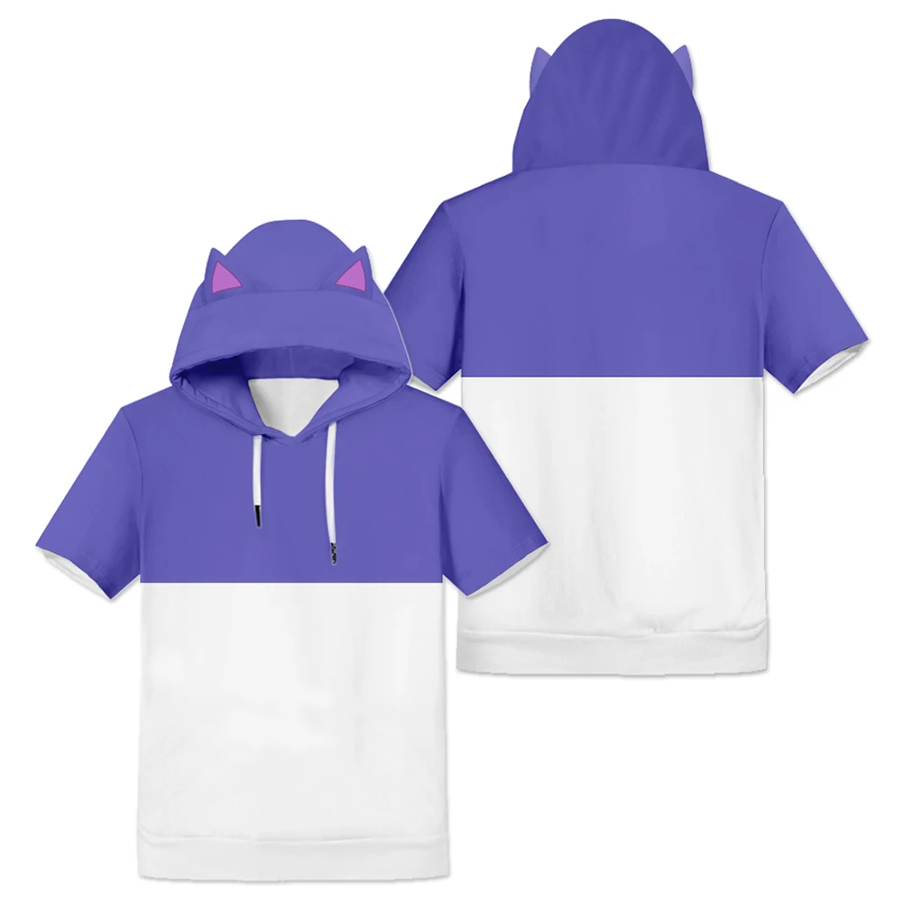 The Owl House Luz Noceda Cosplay Shirt Hood Hoodie Short Sleeve T-Shirt Tee For Adult