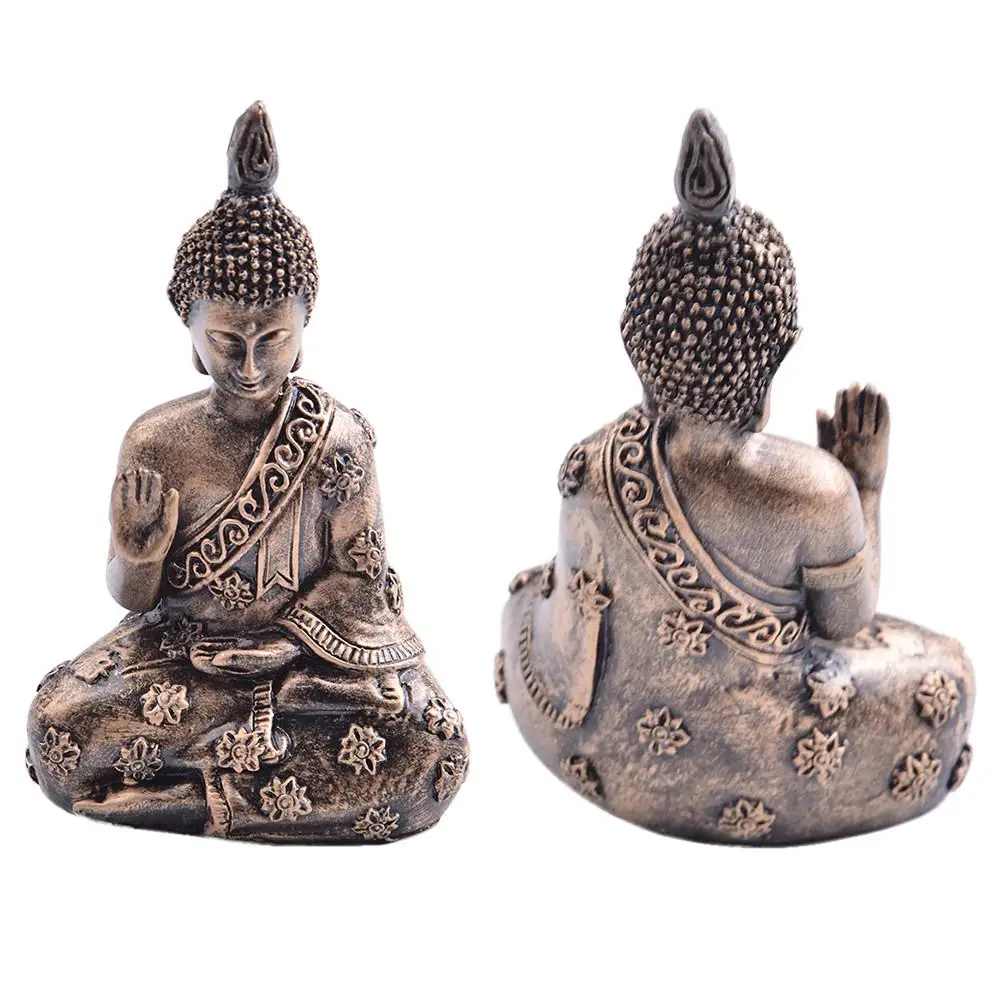 

Resin Buddha Statue Resin Garden Buddha Retro Buddha Statue Meditating Buddha Statue Ornament Sakyamuni Figurine Home Decor