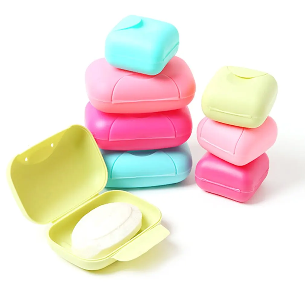 Путешествия мыло ручной работы в коробке чехол посуды Водонепроницаемый