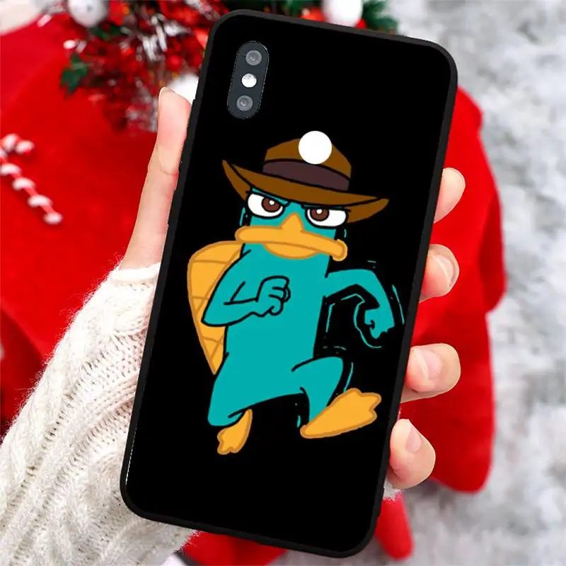 

Perry The Platypus Phone Case For Xiaomi Redmi note 4 4X 8T 9 9s 10 K20 K30 cc9 9t pro lite max
