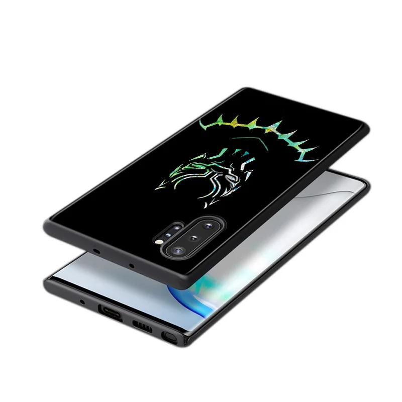 

Marvel Avengers Black Panther Super Hero For Samsung Galaxy S21 S20 FE Ultra S10 Lite S9 S8 Plus S7 5G TPU Silicone Phone Case